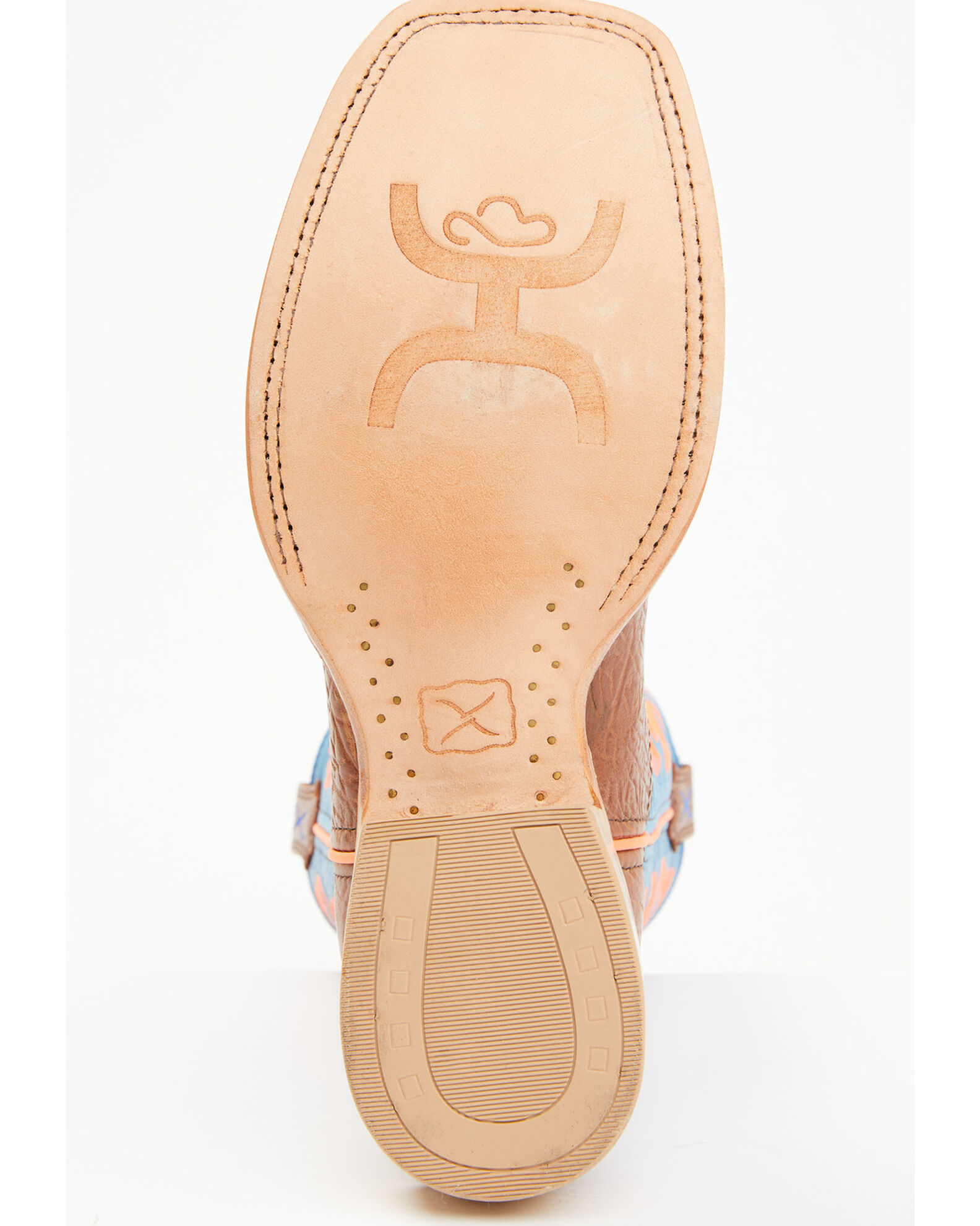 Image #13 - Hooey by Twisted X Men's Western Boots - Broad Square Toe, Cognac, hi-res
