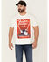Wrangler Fender Men's On Tour Nashville Vintage Graphic T-Shirt  , White, hi-res