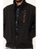 Image #3 - Cinch Men's Bonded Softshell Jacket, Black, hi-res