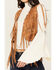 Image #3 - Vocal Women's Braided Lace Fringe Vest, Camel, hi-res