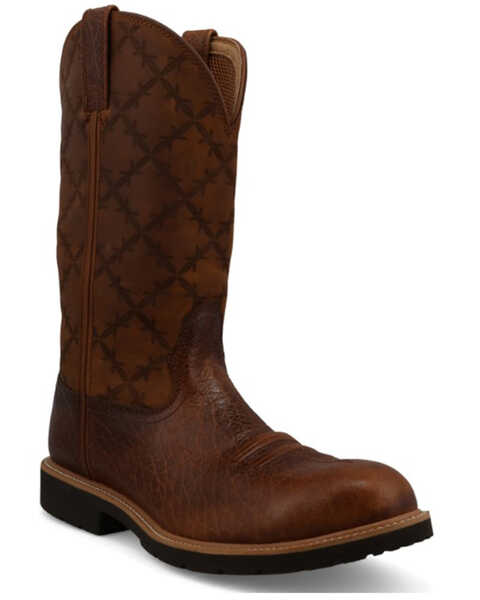 Image #1 - Twisted X Men's 12" Tech X Western Boot - Medium Toe, Brown, hi-res