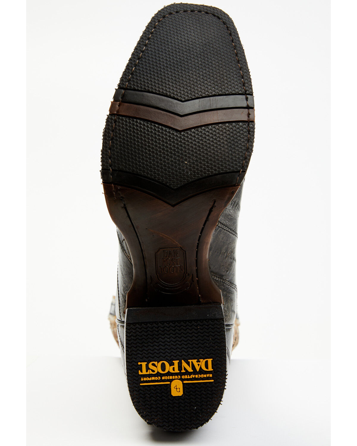 Image #7 - Dan Post Men's Exotic Eel Western Boots - Square Toe, , hi-res