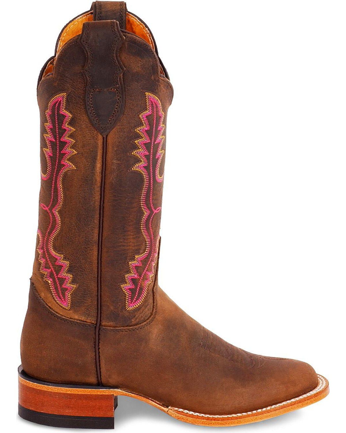 Image #2 - Justin Women's Distressed Leather Cowboy Boots, , hi-res