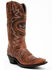 Image #1 - Laredo Women's Distressed Sidewinder Western Boots - Snip Toe, Tan, hi-res