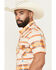 Image #2 - Rock & Roll Denim Men's  Southwestern Print Short Sleeve Snap Stretch Western Shirt, Multi, hi-res