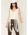 Image #1 - Idyllwind Women's Rhea Embroidered Mesh Fringe Vest, Cream, hi-res
