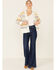 Image #2 - Hem & Thread Women's Ivy Southwestern Jacquard Button Front Sweater , , hi-res