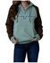 Image #1 - Kimes Ranch Women's Amigo Logo Hooded Pullover, Teal, hi-res