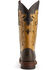 Image #3 - Ferrini Women's Shimmer Western Boots - Broad Square Toe, Chocolate, hi-res