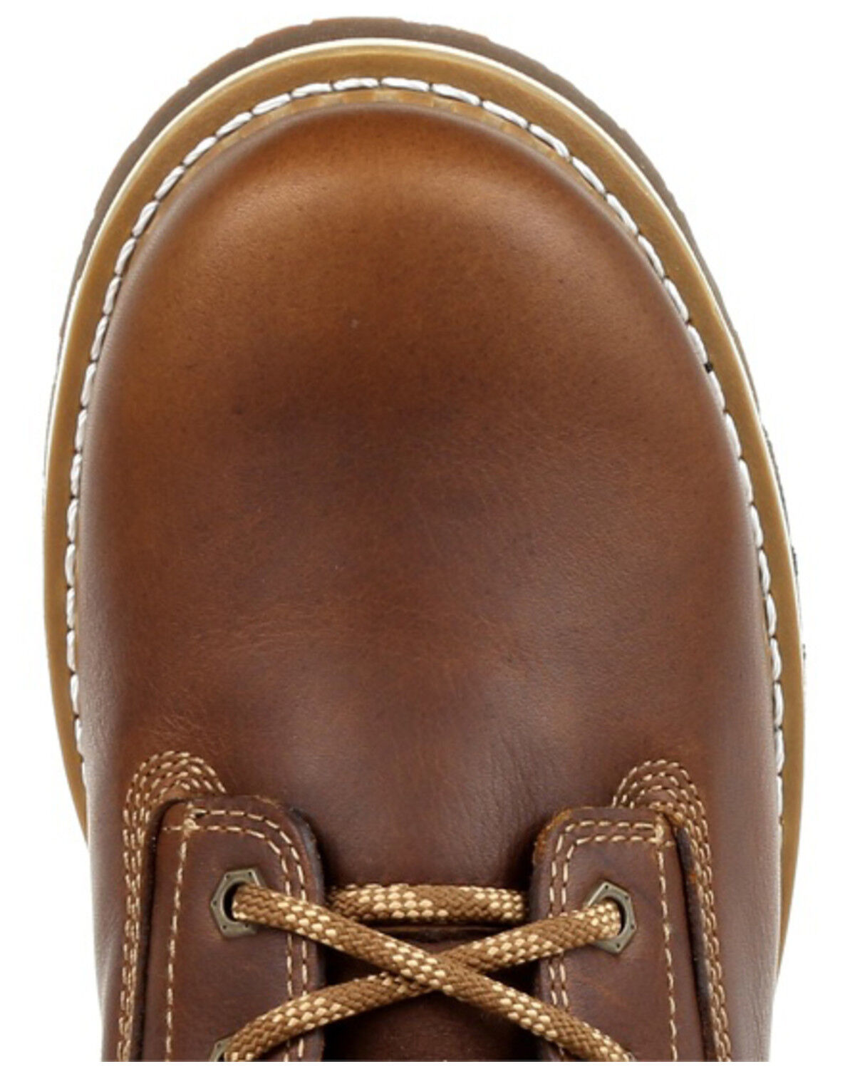 Image #6 - Georgia Boot Men's AMP LT Waterproof Work Boots - Steel Toe, Brown, hi-res