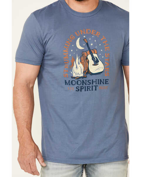 Image #3 - Moonshine Spirit Men's Navy Strummin Under Stars Graphic Short Sleeve T-Shirt , , hi-res
