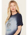 Image #2 - Idyllwind Women's Midnight Rodeo Oversized Graphic Trustie Tee, Blue, hi-res