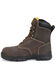 Image #2 - Carolina Men's Circuit Waterproof Work Boots - Composite Toe, Dark Brown, hi-res