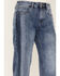 Image #2 - Billy T Women's Medium Wash Mid Rise Wide Flare Jeans, Blue, hi-res