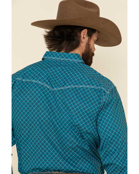 Image #5 - Wrangler 20X Men's Advanced Comfort Geo Print Long Sleeve Western Shirt , , hi-res