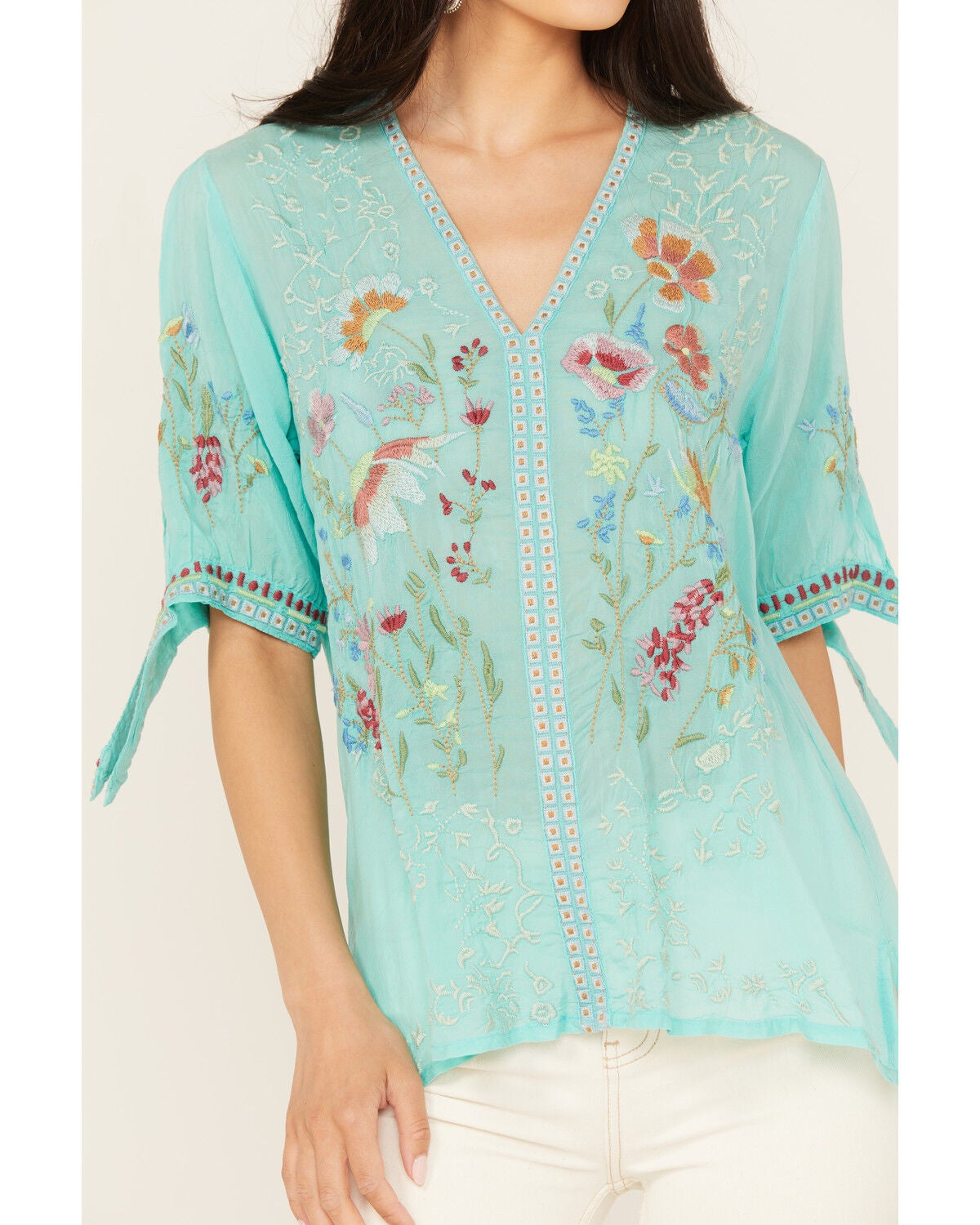johnny was maya peasant blouse