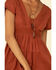 Shyanne Women's Embroidered Summer Dress , Rust Copper, hi-res