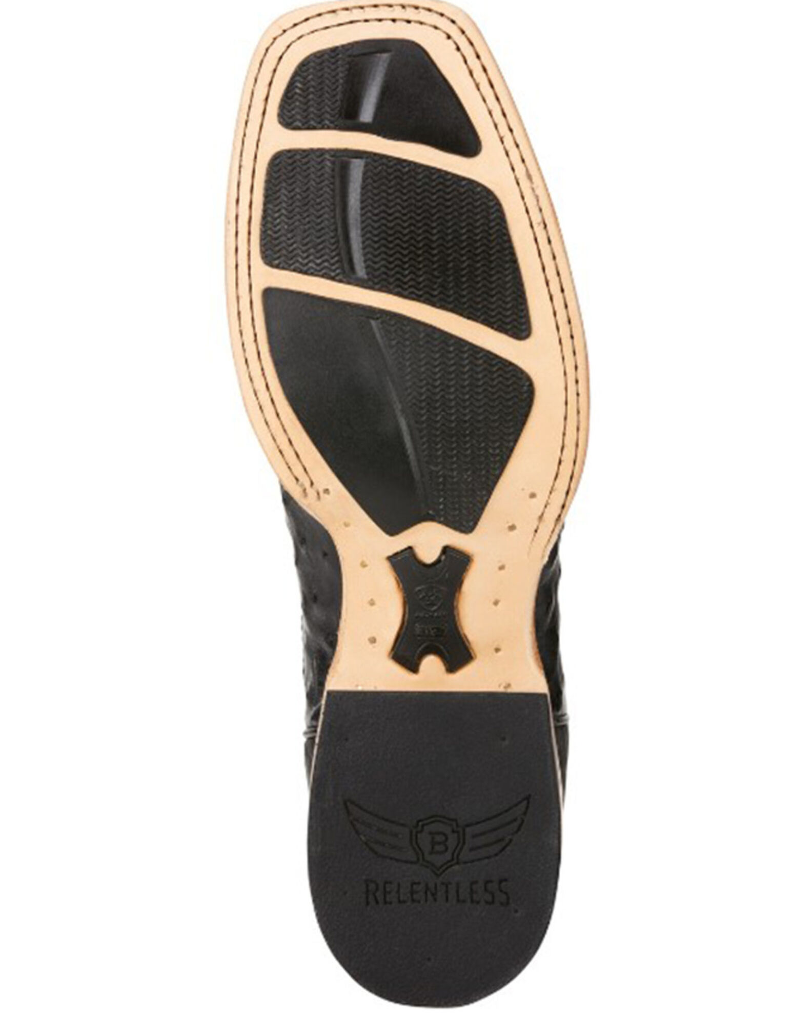 Ariat Men s Relentless All Around Exotic Ostrich Western Boots Broad Square Toe Country Outfitter