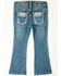 Image #1 - Shyanne Toddler Girls' Shayla Bootcut Embroidery Stretch Denim Jeans, Medium Wash, hi-res