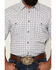 Image #3 - Cody James Men's Vibe Check Geo Print Short Sleeve Snap Western Shirt - Tall, White, hi-res