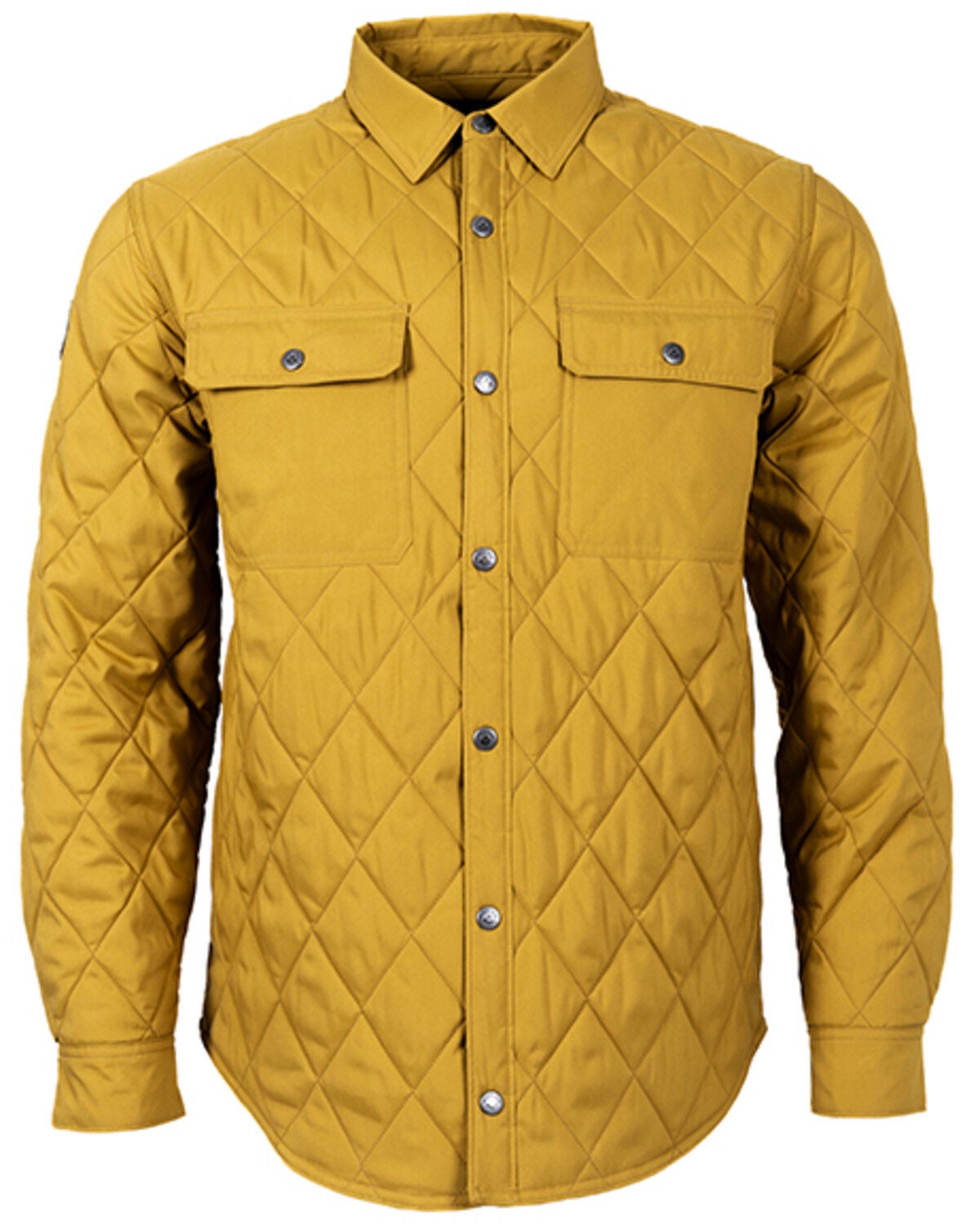Mountain Khakis Men's Belton Quilted Shirt Jacket, Orange, hi-res
