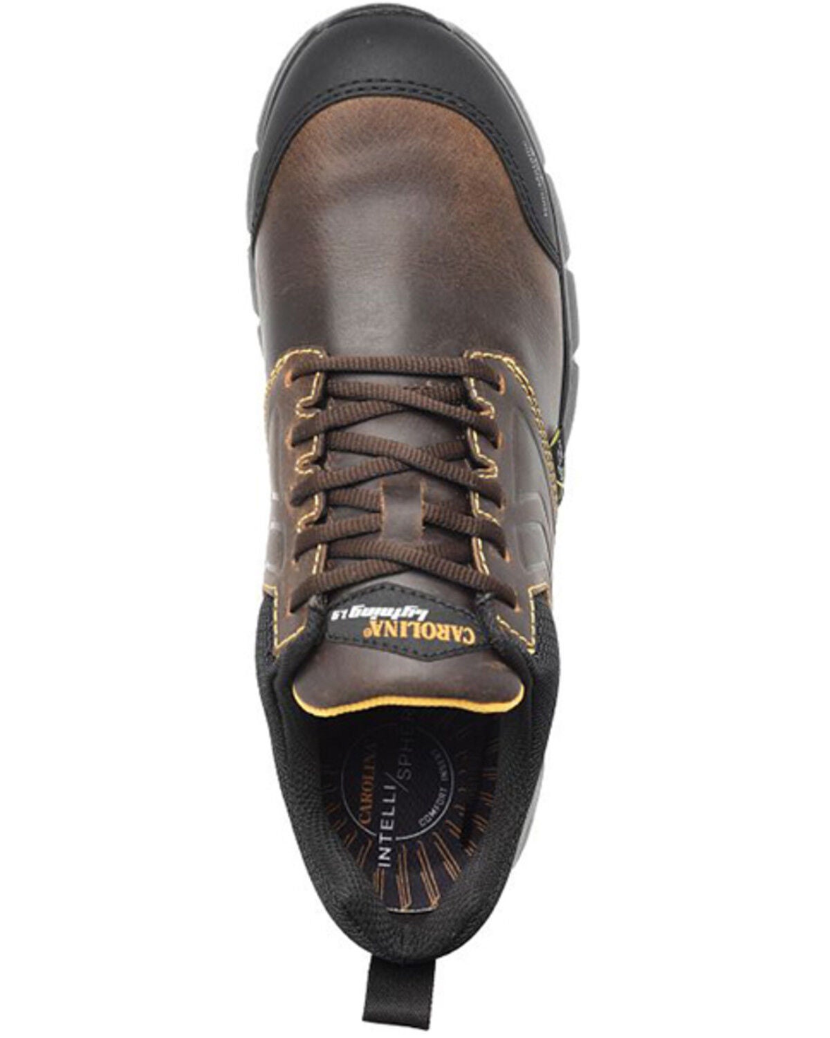 Image #6 - Carolina Men's Metguard Work Shoes - Composite Toe, Brown, hi-res