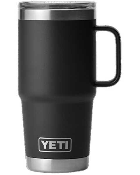 Yeti Rambler Stronghold Lid 20oz Travel Mug, Black, hi-res