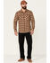 Image #2 - Pendleton Men's Wyatt Small Plaid Long Sleeve Snap Western Shirt, Brown, hi-res