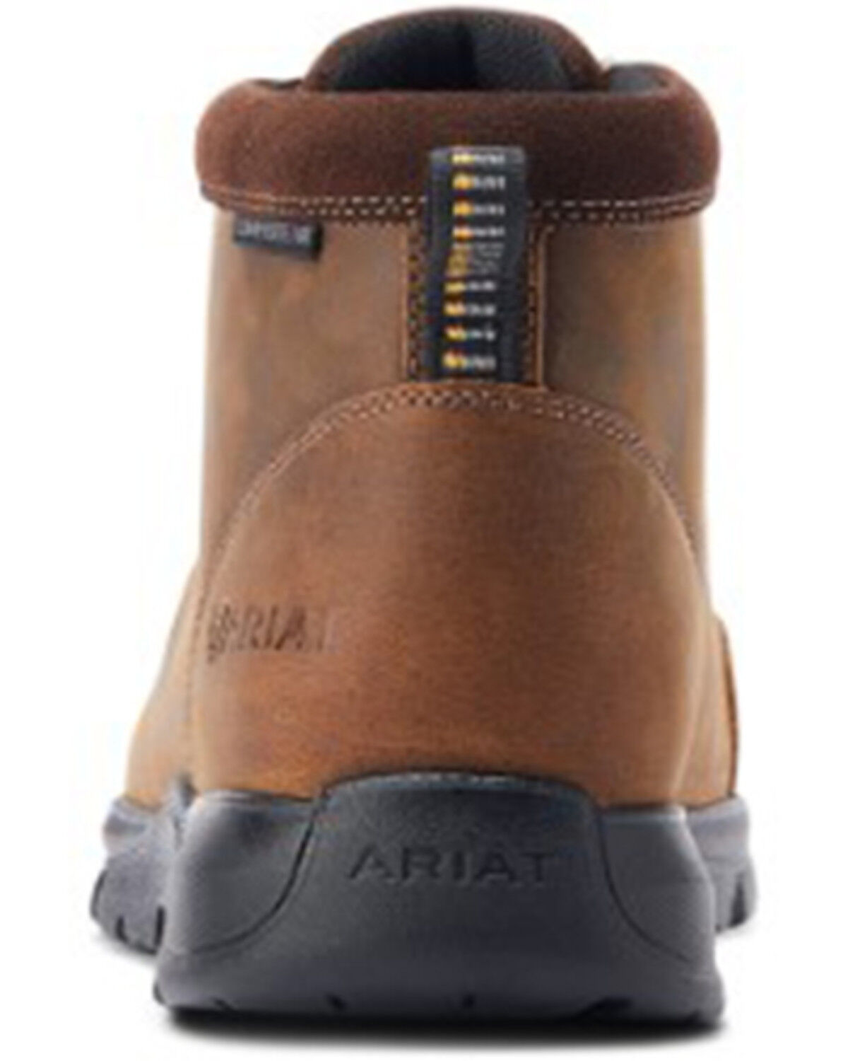 Image #3 - Ariat Men's Edge Lite Crocodile Print Work Shoes - Composite Toe, Brown, hi-res
