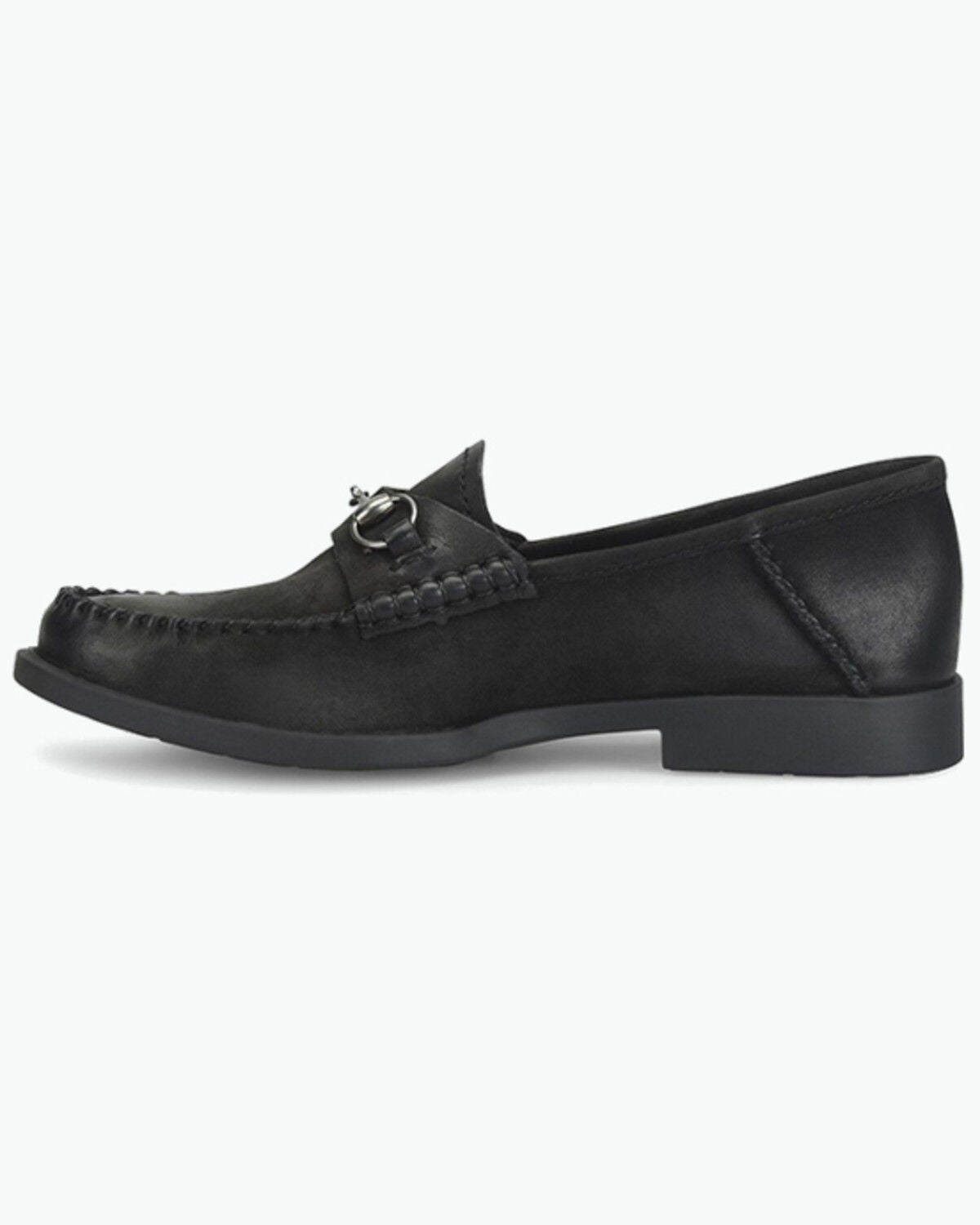 Image #3 - Born Women's Margo Loafers - Moc Toe, Black, hi-res