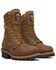 Image #1 - Thorogood Men's Logger Series 9" Crazy Horse Waterproof Insulated Made In The USA Work Boots - Soft Toe, Brown, hi-res