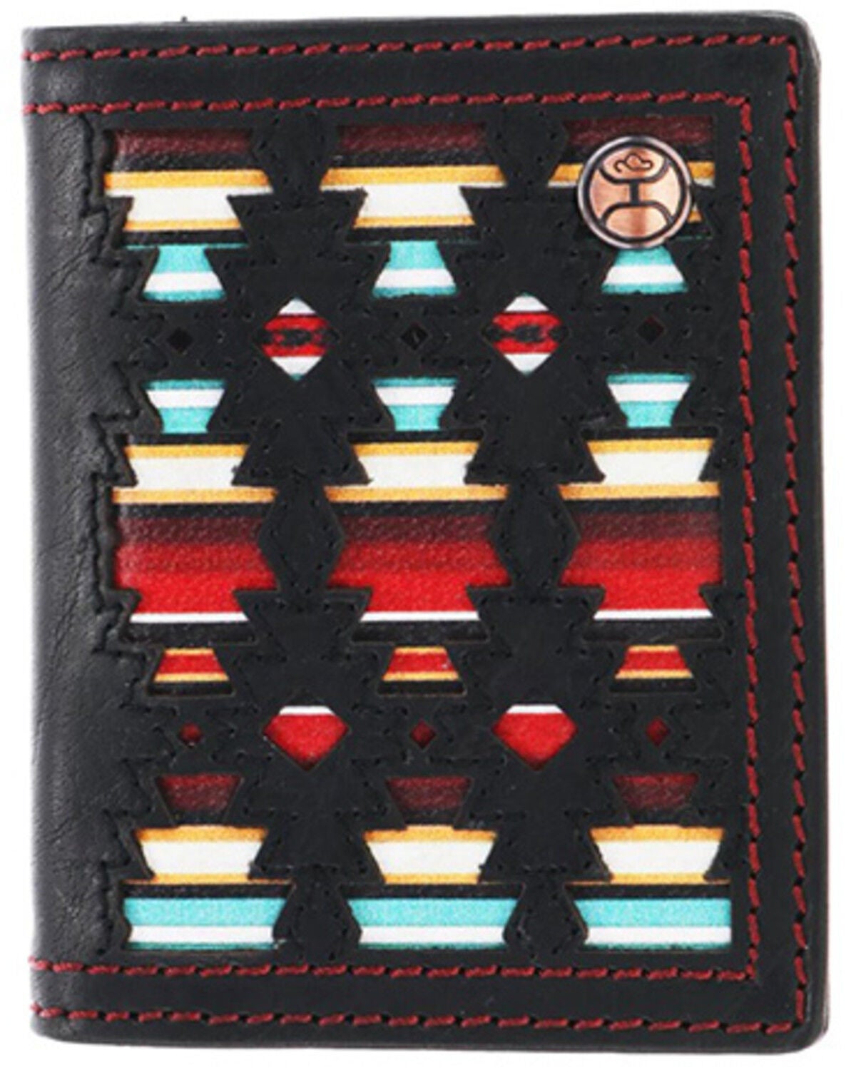 Hooey Men's Sunizona Knockout Bi-Fold Money Clip, Brown, hi-res