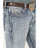 Image #2 - Rock & Roll Denim Men's Light Wash Double Barrel Relaxed Straight Denim Jeans, Light Wash, hi-res