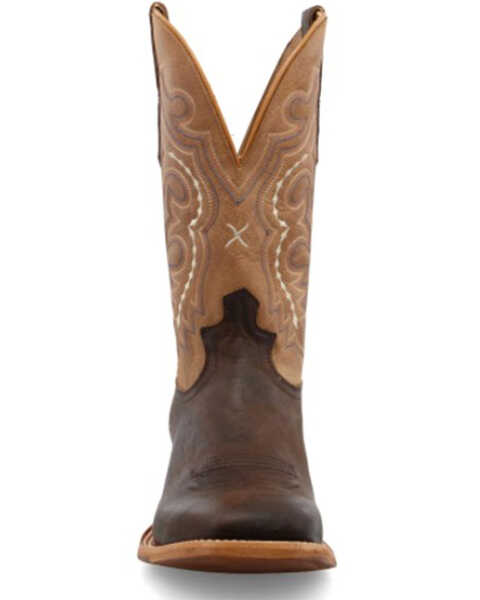 Image #4 - Twisted X Men's Rancher Western Boot - Broad Square Toe , Brown, hi-res