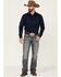 Cody James Men's Star Gazer Dark Wash Stretch Stackable Straight Leg Jeans , Blue, hi-res