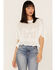 Image #1 - Free People Women's Fall In Love Tee, Ivory, hi-res