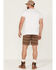 Image #3 - Brixton Men's Choice Stretch Twill Chino Shorts , Brown, hi-res