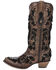 Image #3 - Corral Women's Crackled Bristle Western Boots - Snip Toe, Cognac, hi-res