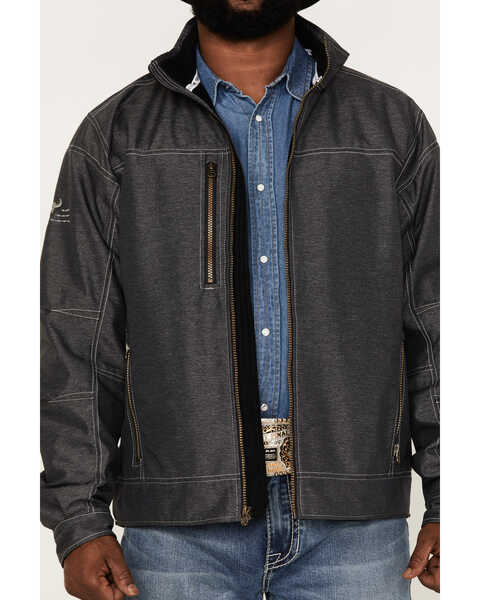 Image #3 - Cowboy Hardware Men's Tech Woodsman Jacket, Black, hi-res