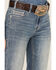 Image #4 - Rock & Roll Denim Women's Light Wash Mid Rise Bootcut Jeans, Light Wash, hi-res