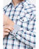 Moonshine Spirit Men's Fireball Plaid Long Sleeve Western Shirt , White, hi-res