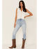 Image #2 - Cleo + Wolf Women's Cropped Sweater Knit Vest, Ivory, hi-res