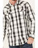 Image #3 - Moonshine Spirit Men's Skylark Plaid Print Long Sleeve Pearl Snap Western Shirt, White, hi-res