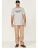 Image #2 - Hawx Men's Camo Logo Graphic Work T-Shirt, Light Grey, hi-res