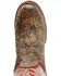 Dan Post Men's Elephant Print Western Boots - Round Toe, Brown, hi-res