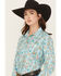 Image #2 - Ariat Women's VentTEK Floral Paisley Print Long Sleeve Button-Down Stretch Western Shirt, Turquoise, hi-res
