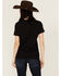 Image #4 - Ariat Women's Steer Head Logo Short Sleeve Graphic Print Tee, Black, hi-res