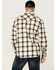 Image #4 - Moonshine Spirit Men's Crescendo Plaid Print Long Sleeve Snap Western Shirt, White, hi-res