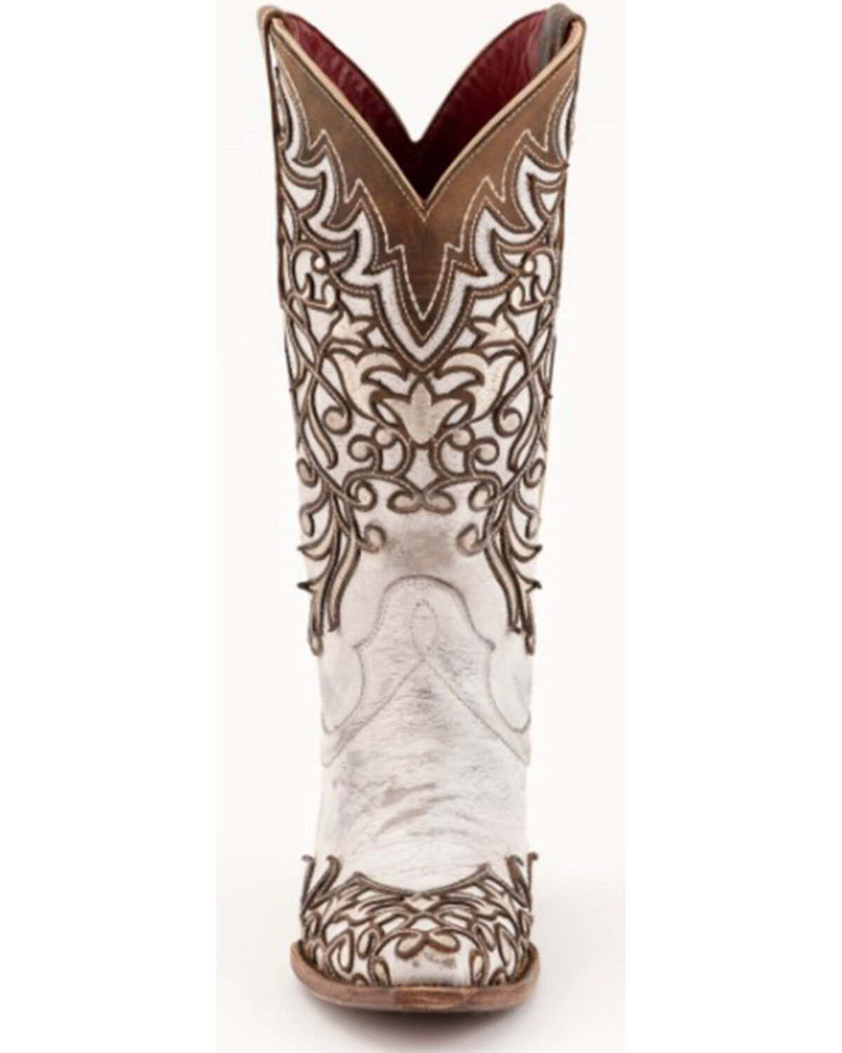 Image #4 - Ferrini Women's Ivy Vintage Embroidered Western Boots - Snip Toe, , hi-res