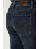 Image #4 - Brothers and Sons Men's Diamond Back Dark Wash Stretch Slim Straight Jeans, Dark Wash, hi-res